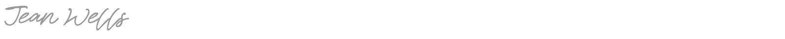 Jean Wells font preview